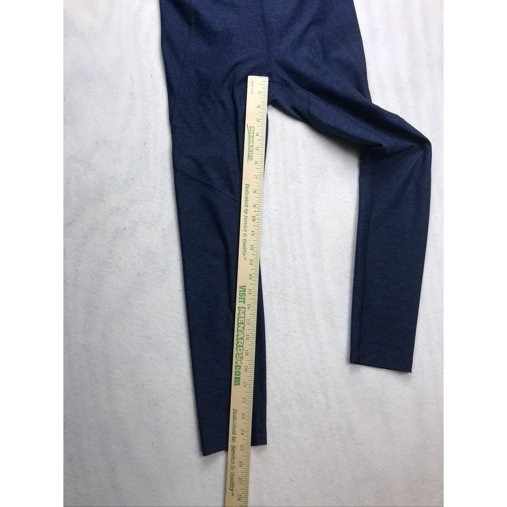 Outdoor Voices TechSweat High Waisted Leggings Navy Blue‎ Heathered Womens Small